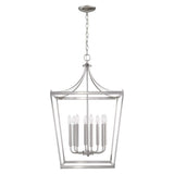Kennedy 8-Light Satin Nickel Pendant - Homeroots - Flyclothing LLC