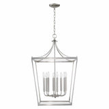 Kennedy 8-Light Satin Nickel Pendant - Homeroots