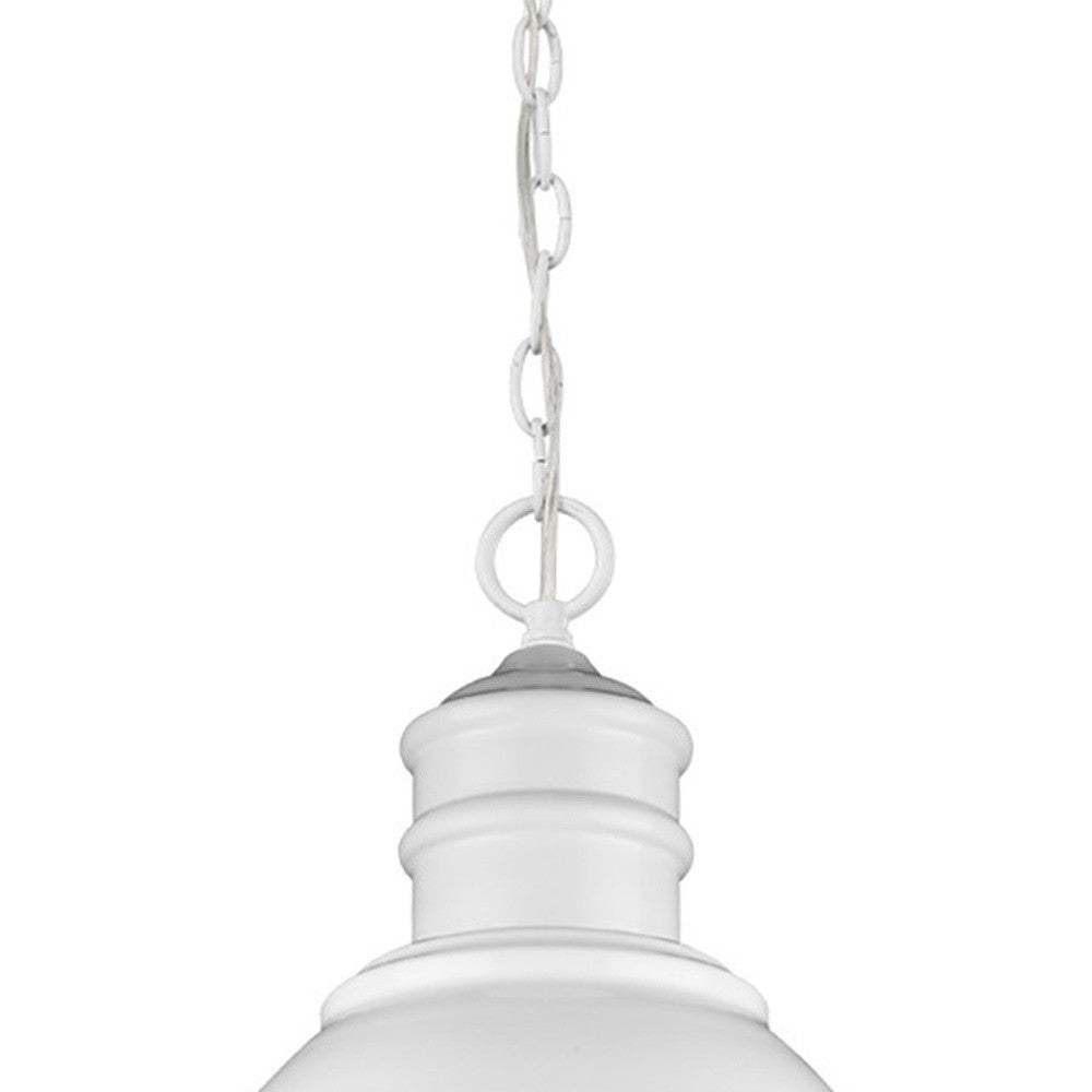 Colby 1-Light White Pendant - Homeroots - Flyclothing LLC