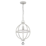 Callie 1-Light Country White Pendant - Homeroots - Flyclothing LLC