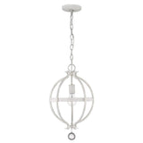 Callie 1-Light Country White Pendant - Homeroots - Flyclothing LLC