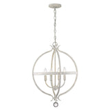 Callie 4-Light Country White Pendant - Homeroots - Flyclothing LLC