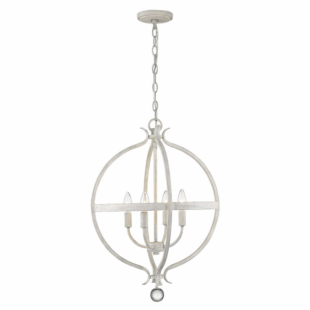 Callie 4-Light Country White Pendant - Homeroots - Flyclothing LLC