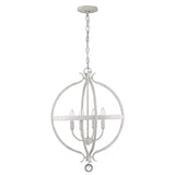 Callie 4-Light Country White Pendant - Homeroots - Flyclothing LLC
