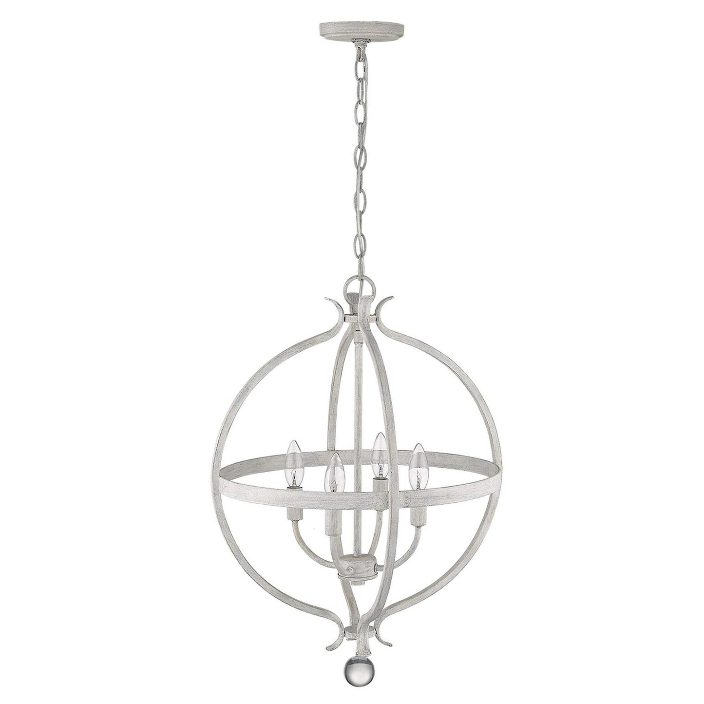 Callie 4-Light Country White Pendant - Homeroots - Flyclothing LLC