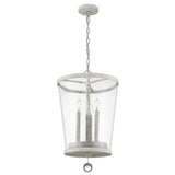 Callie 3-Light Country White Foyer Pendant - Homeroots