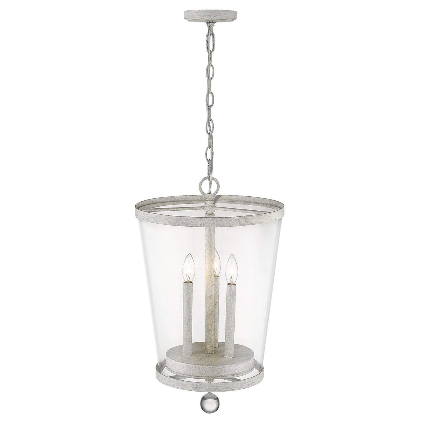 Callie 3-Light Country White Foyer Pendant - Homeroots - Flyclothing LLC