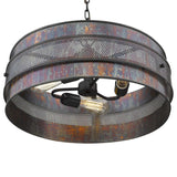 Ryker 3-Light Bronze Patina Pendant - Homeroots - Flyclothing LLC