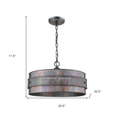 Ryker 3-Light Bronze Patina Pendant - Homeroots - Flyclothing LLC