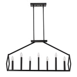 Luca 14-Light Matte Black Island Pendant - Homeroots - Flyclothing LLC