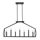 Luca 14-Light Matte Black Island Pendant - Homeroots - Flyclothing LLC
