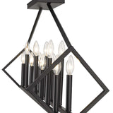 Luca 14-Light Matte Black Island Pendant - Homeroots - Flyclothing LLC