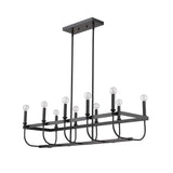 Beckett 10-Light Matte Black Island Pendant - Homeroots - Flyclothing LLC