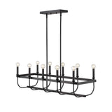 Beckett 10-Light Matte Black Island Pendant - Homeroots - Flyclothing LLC