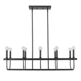 Beckett 10-Light Matte Black Island Pendant - Homeroots - Flyclothing LLC