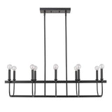 Beckett 10-Light Matte Black Island Pendant - Homeroots - Flyclothing LLC