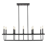 Beckett 10-Light Matte Black Island Pendant - Homeroots - Flyclothing LLC