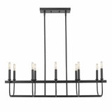 Beckett 10-Light Matte Black Island Pendant - Homeroots - Flyclothing LLC