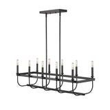 Beckett 10-Light Matte Black Island Pendant - Homeroots - Flyclothing LLC