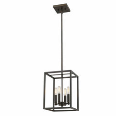 Cobar 4-Light Oil-Rubbed Bronze Pendant - Homeroots