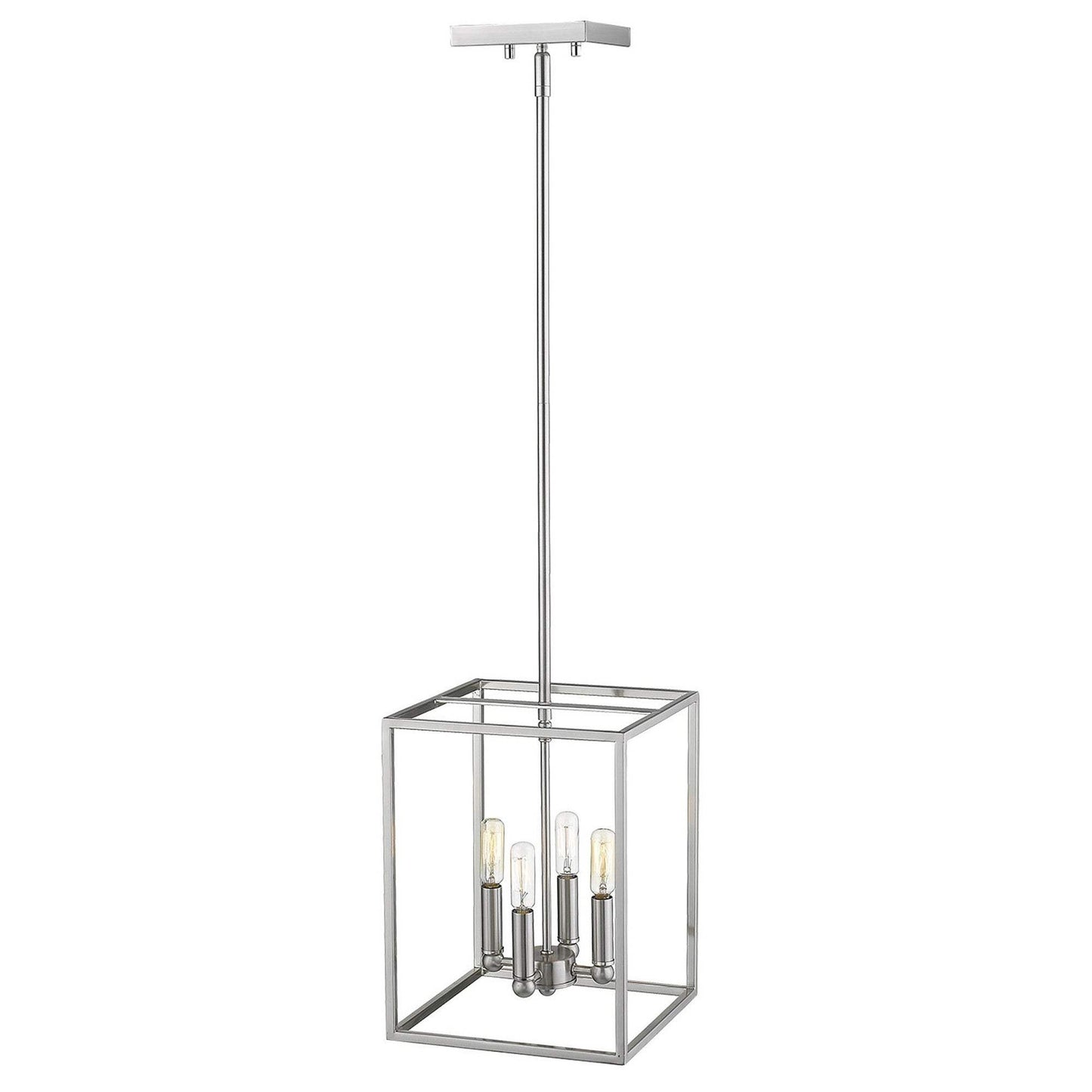Cobar 4-Light Satin Nickel Pendant - Homeroots - Flyclothing LLC