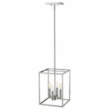 Cobar 4-Light Satin Nickel Pendant - Homeroots