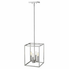 Cobar 4-Light Satin Nickel Pendant - Homeroots