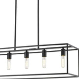Cobar 5-Light Matte Black Island Pendant - Homeroots - Flyclothing LLC
