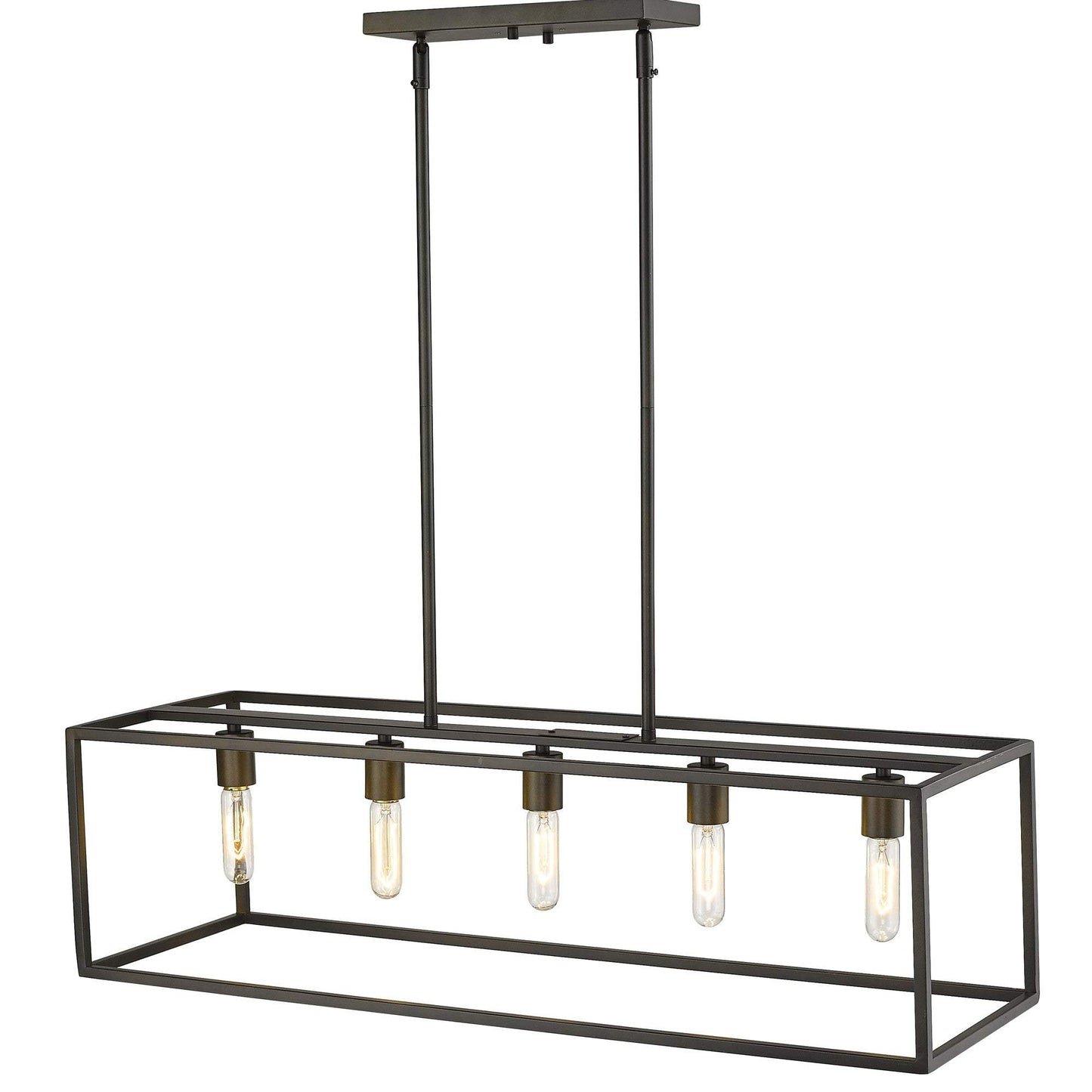 Cobar 5-Light Soil-Rubbed Bronze Island Pendant - Homeroots - Flyclothing LLC
