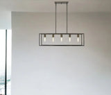 Cobar 5-Light Soil-Rubbed Bronze Island Pendant - Homeroots