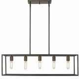 Cobar 5-Light Soil-Rubbed Bronze Island Pendant - Homeroots - Flyclothing LLC