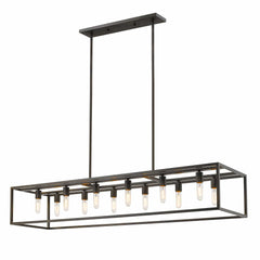 Cobar 12-Light Oil-Rubbed Bronze Island Pendant - Homeroots