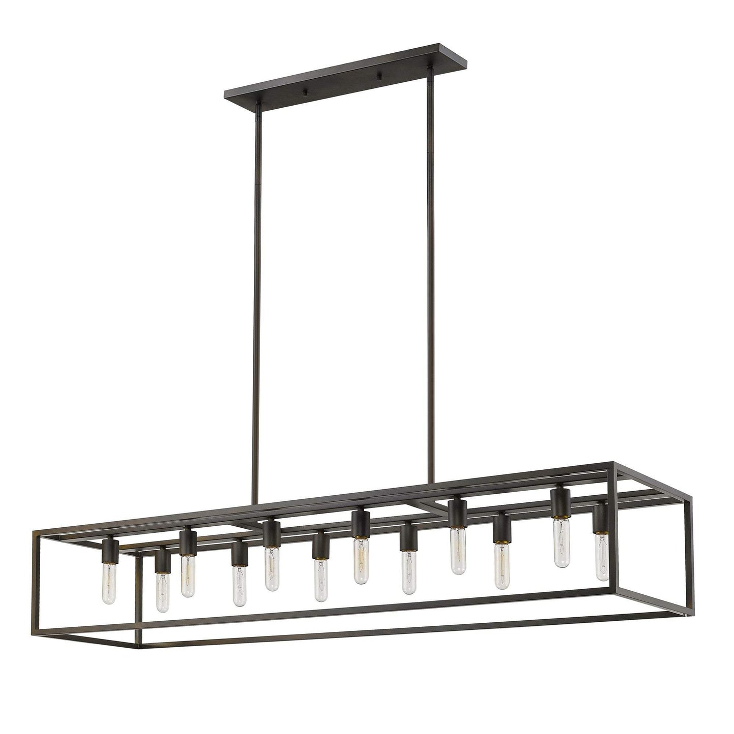 Cobar 12-Light Oil-Rubbed Bronze Island Pendant - Homeroots - Flyclothing LLC