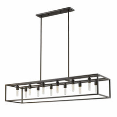 Cobar 12-Light Oil-Rubbed Bronze Island Pendant - Homeroots