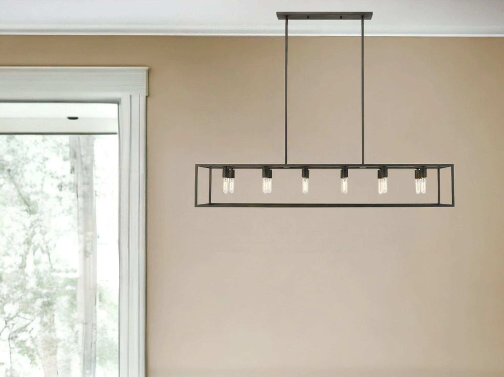 Cobar 12-Light Oil-Rubbed Bronze Island Pendant - Homeroots - Flyclothing LLC