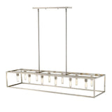 Cobar 12-Light Satin Nickel Island Pendant - Homeroots - Flyclothing LLC