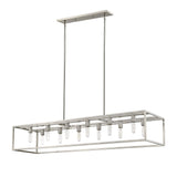 Cobar 12-Light Satin Nickel Island Pendant - Homeroots - Flyclothing LLC