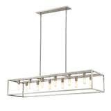 Cobar 12-Light Satin Nickel Island Pendant - Homeroots - Flyclothing LLC