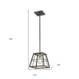 Charley 1-Light Oil-Rubbed Bronze Mini-Pendant - Homeroots - Flyclothing LLC