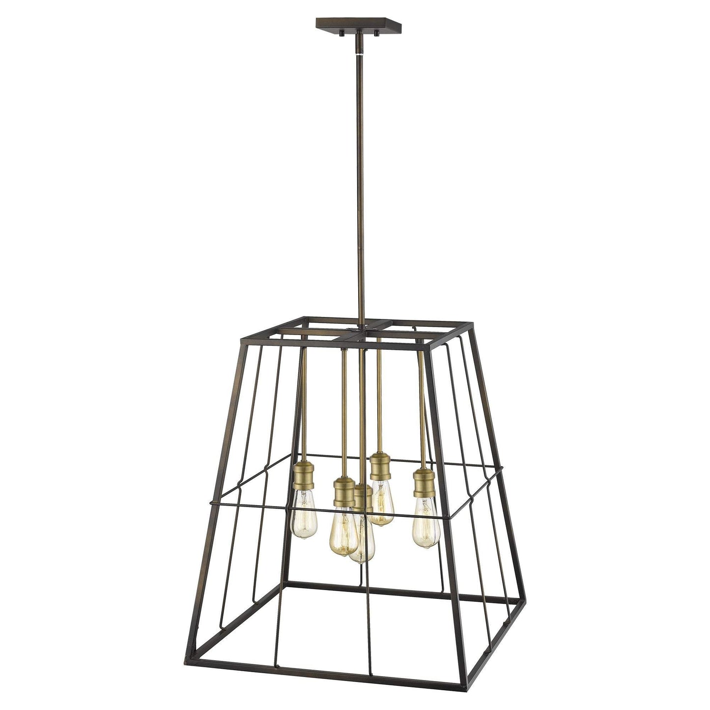 Charley 5-Light Oil-Rubbed Bronze Pendant - Homeroots - Flyclothing LLC