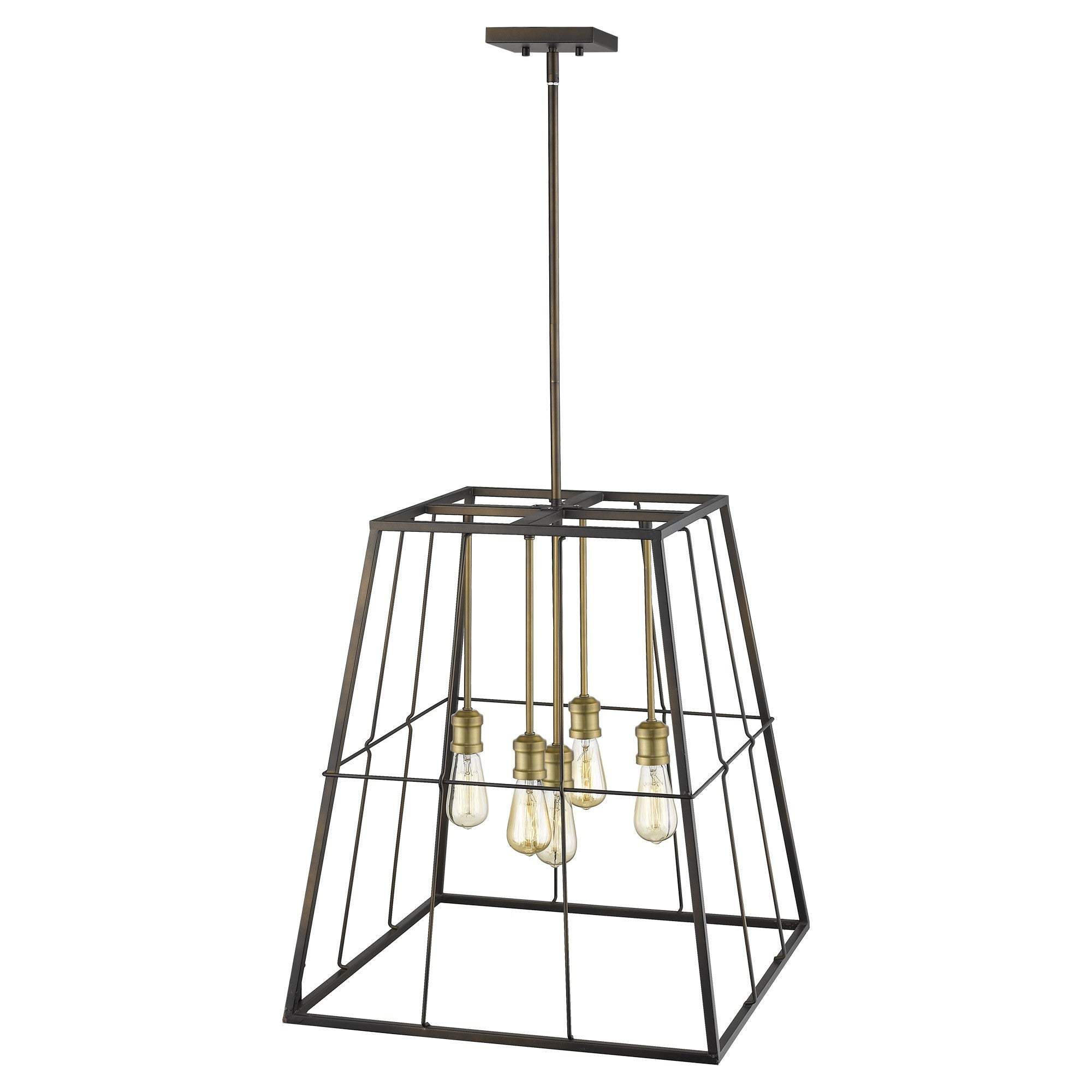Charley 5-Light Oil-Rubbed Bronze Pendant - Homeroots - Flyclothing LLC