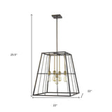 Charley 5-Light Oil-Rubbed Bronze Pendant - Homeroots - Flyclothing LLC
