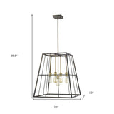 Charley 5-Light Oil-Rubbed Bronze Pendant - Homeroots - Flyclothing LLC