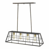 Charley 4-Light Oil-Rubbed Bronze Pendant - Homeroots