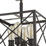 Brooklyn 4-Light Oil-Rubbed Bronze Convertible Pendant - Homeroots - Flyclothing LLC