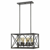 Brooklyn 6-Light Oil-Rubbed Bronze Pendant - Homeroots