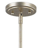 Daria 3-Light Washed Gold Pendant With Washed Gold And White Drum Shade - Homeroots - Flyclothing LLC