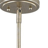 Daria 3-Light Washed Gold Pendant With Washed Gold And White Drum Shade - Homeroots - Flyclothing LLC