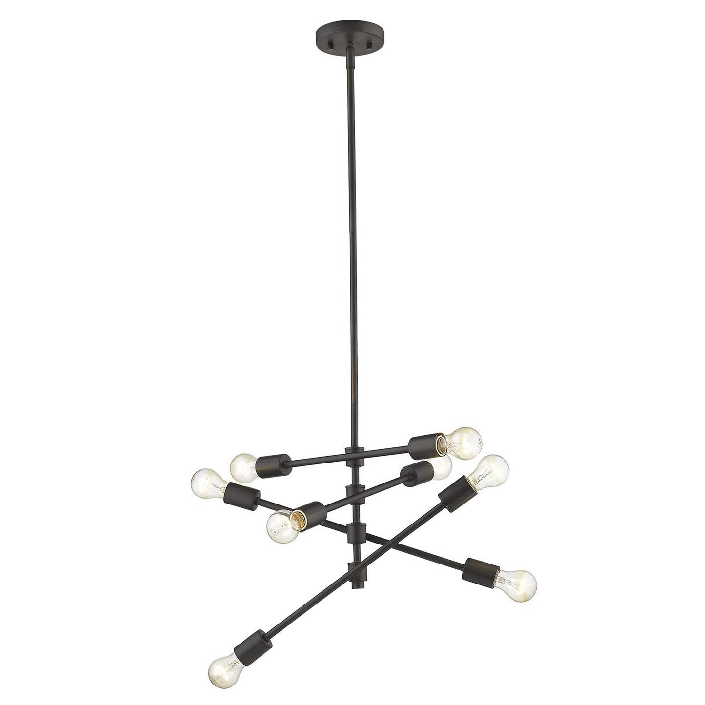 Calix 8-Light Oil-Rubbed Bronze Pendant - Homeroots - Flyclothing LLC