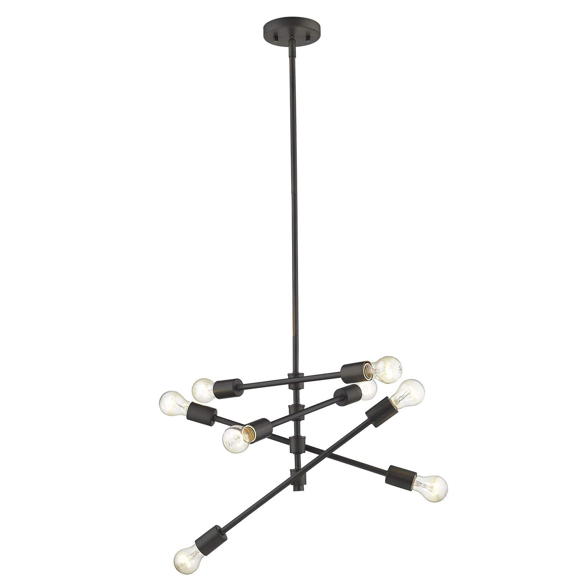 Calix 8-Light Oil-Rubbed Bronze Pendant - Homeroots - Flyclothing LLC